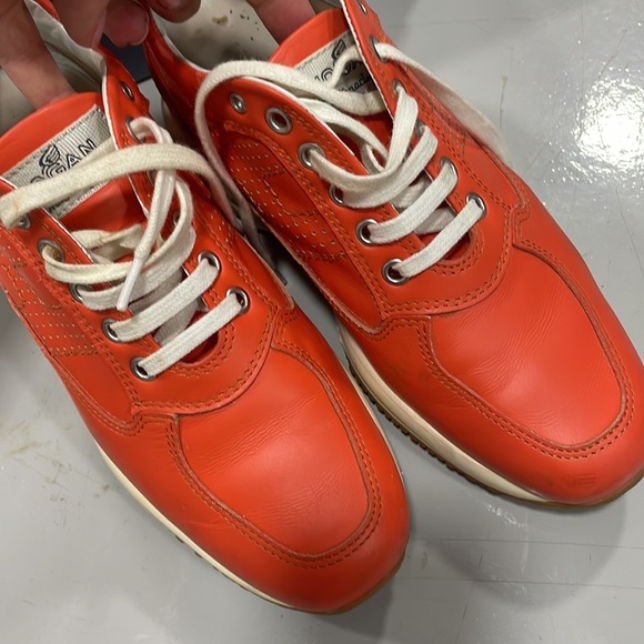Orange hogan sneakers sz 36 - Picture 4 of 7